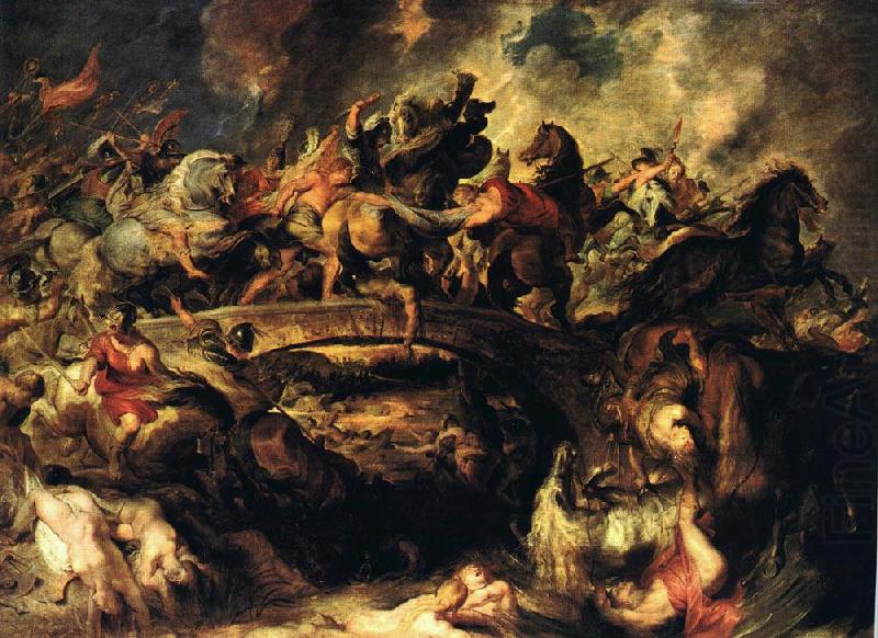 RUBENS, Pieter Pauwel Battle of the Amazons china oil painting image